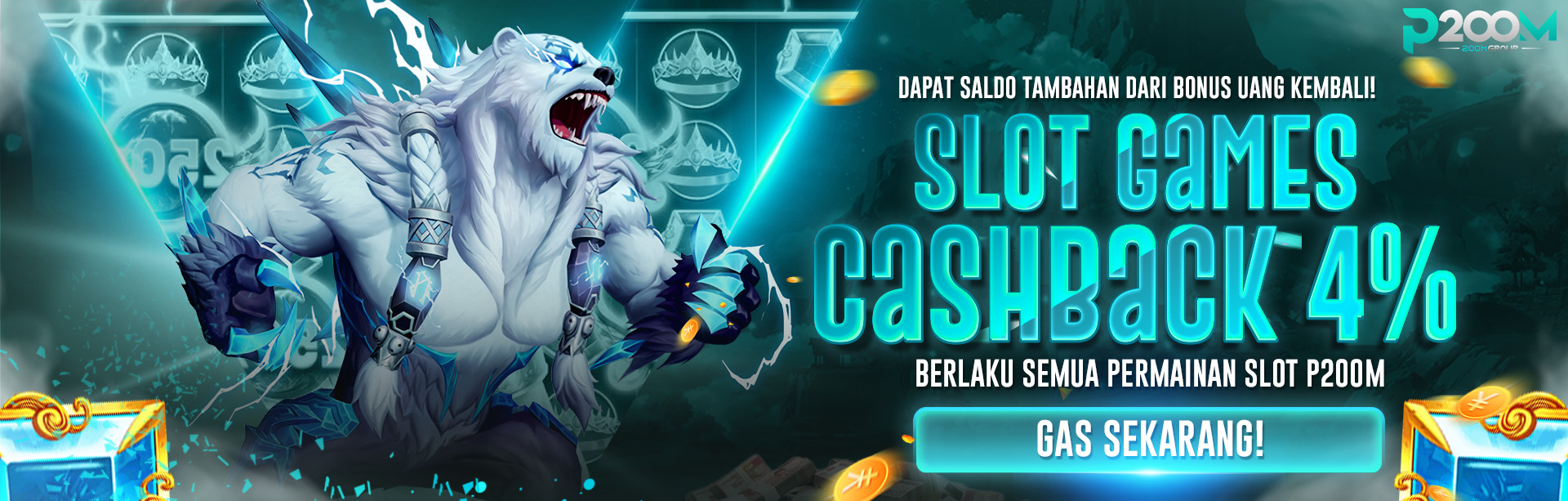 BONUS CASHBACK SLOT 4% (MINGGUAN)