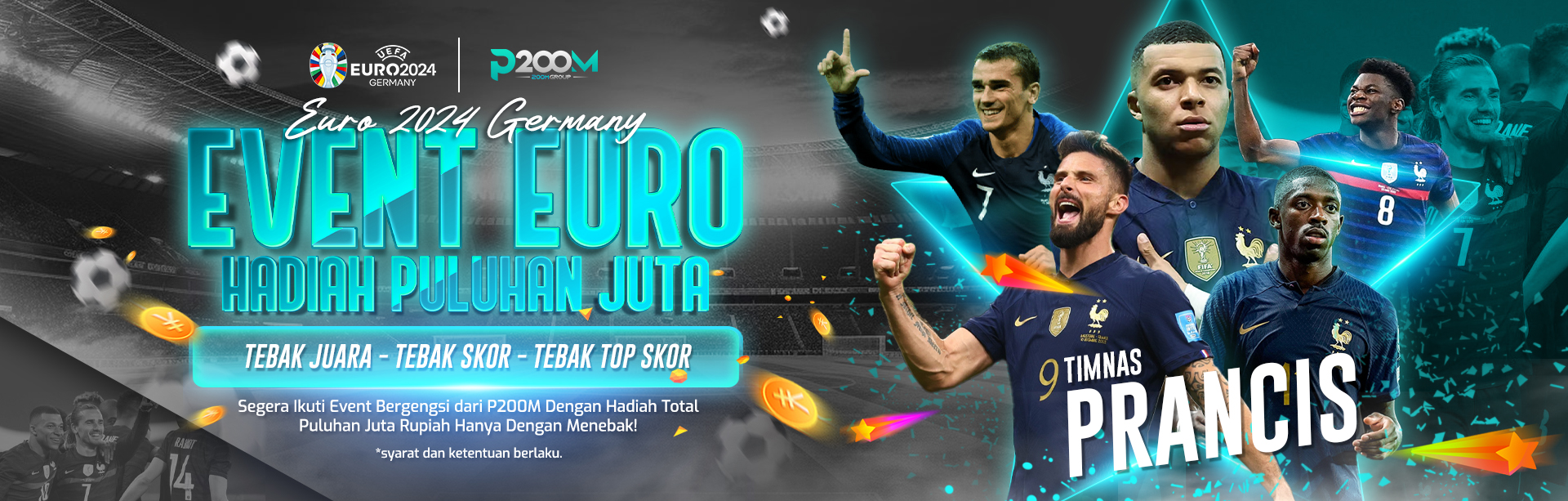 EVENT TEBAK JUARA EURO 2024 P200M