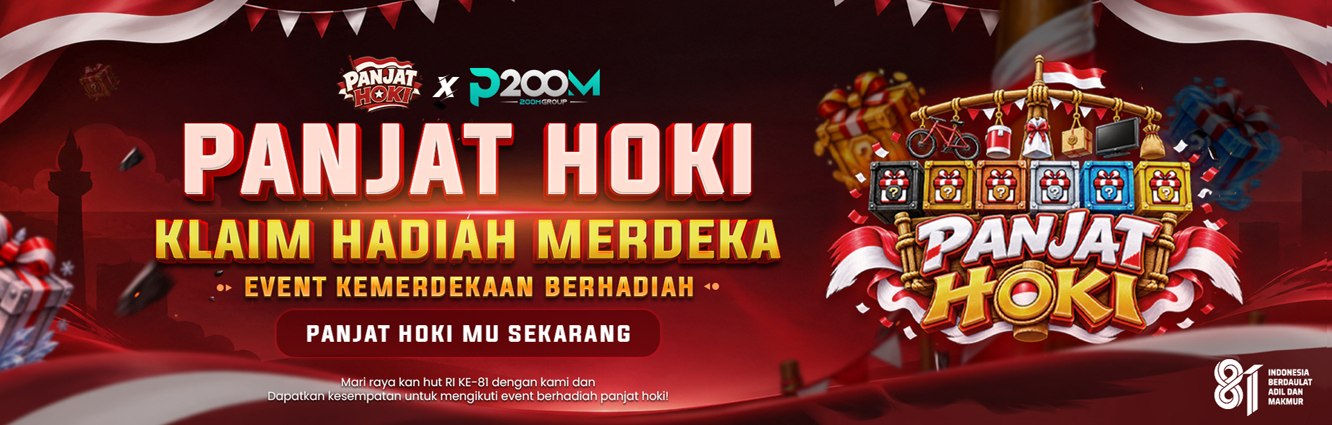PANJAT HOKI KEMERDEKAAN X P200M