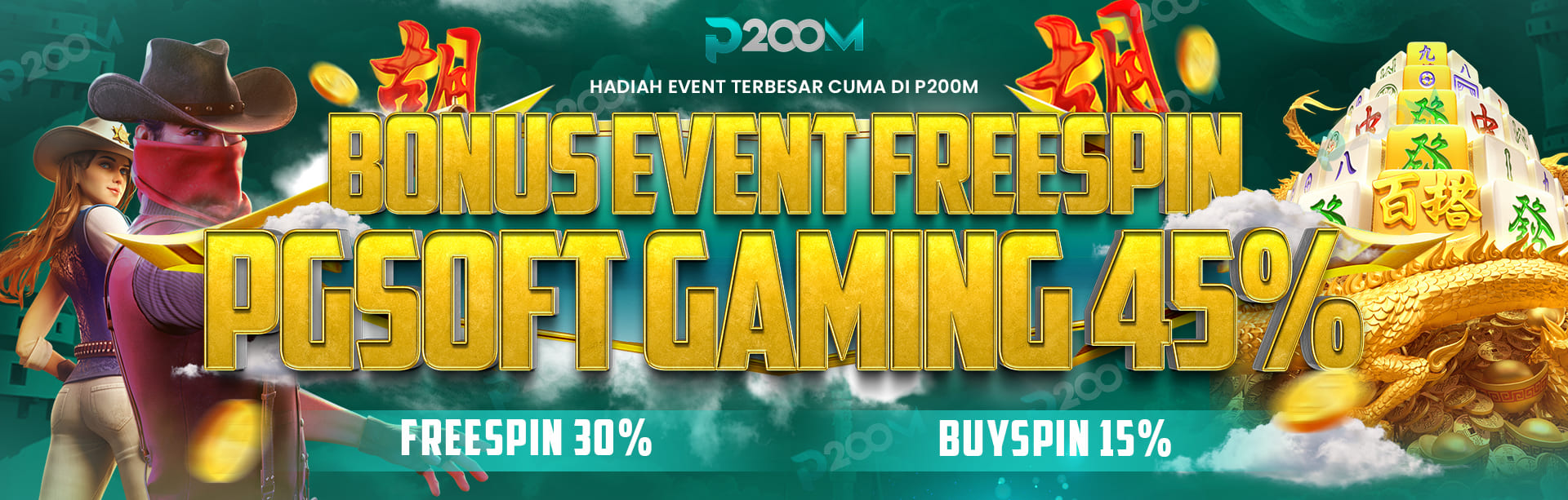 EVENT FREESPIN PG SOFT P200M